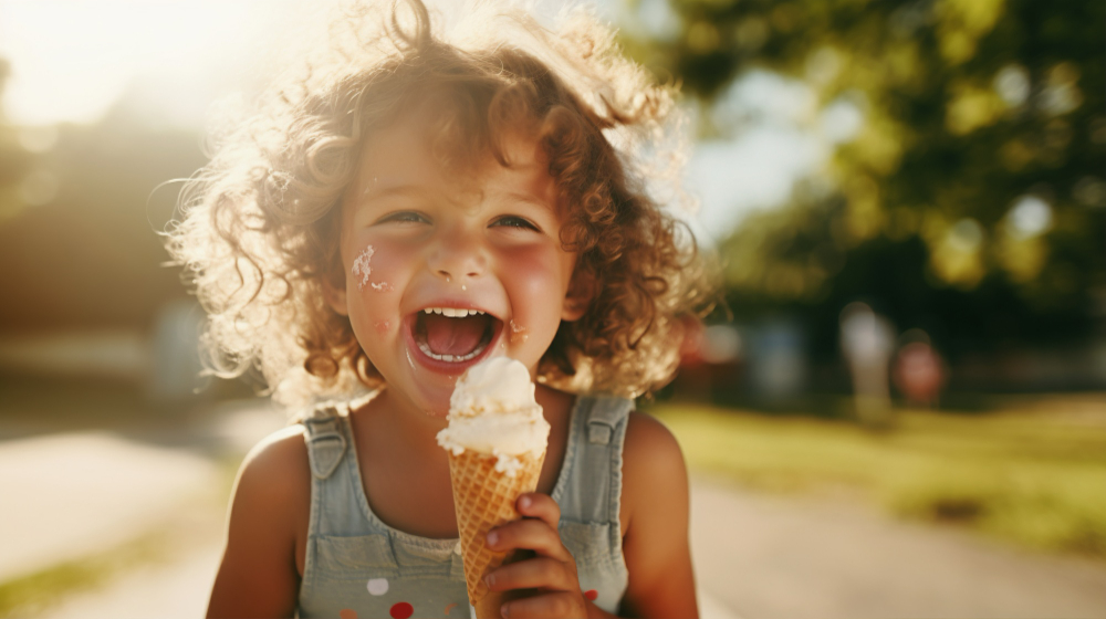 És saludable que els teus fills prenguin gelats?