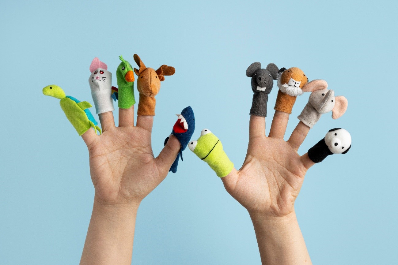 Marionetas de dedo de animales