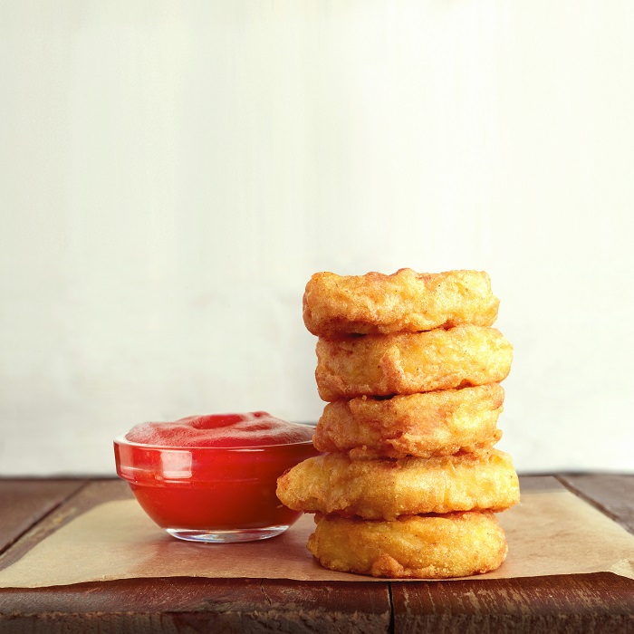 Nuggets vegetals amb salsa de tomàquet