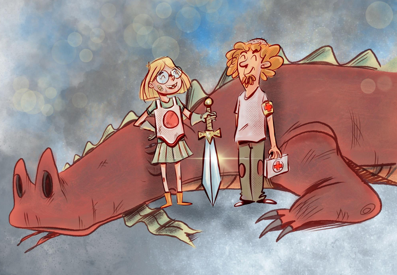 La Jordina, en Jordi i el Drac