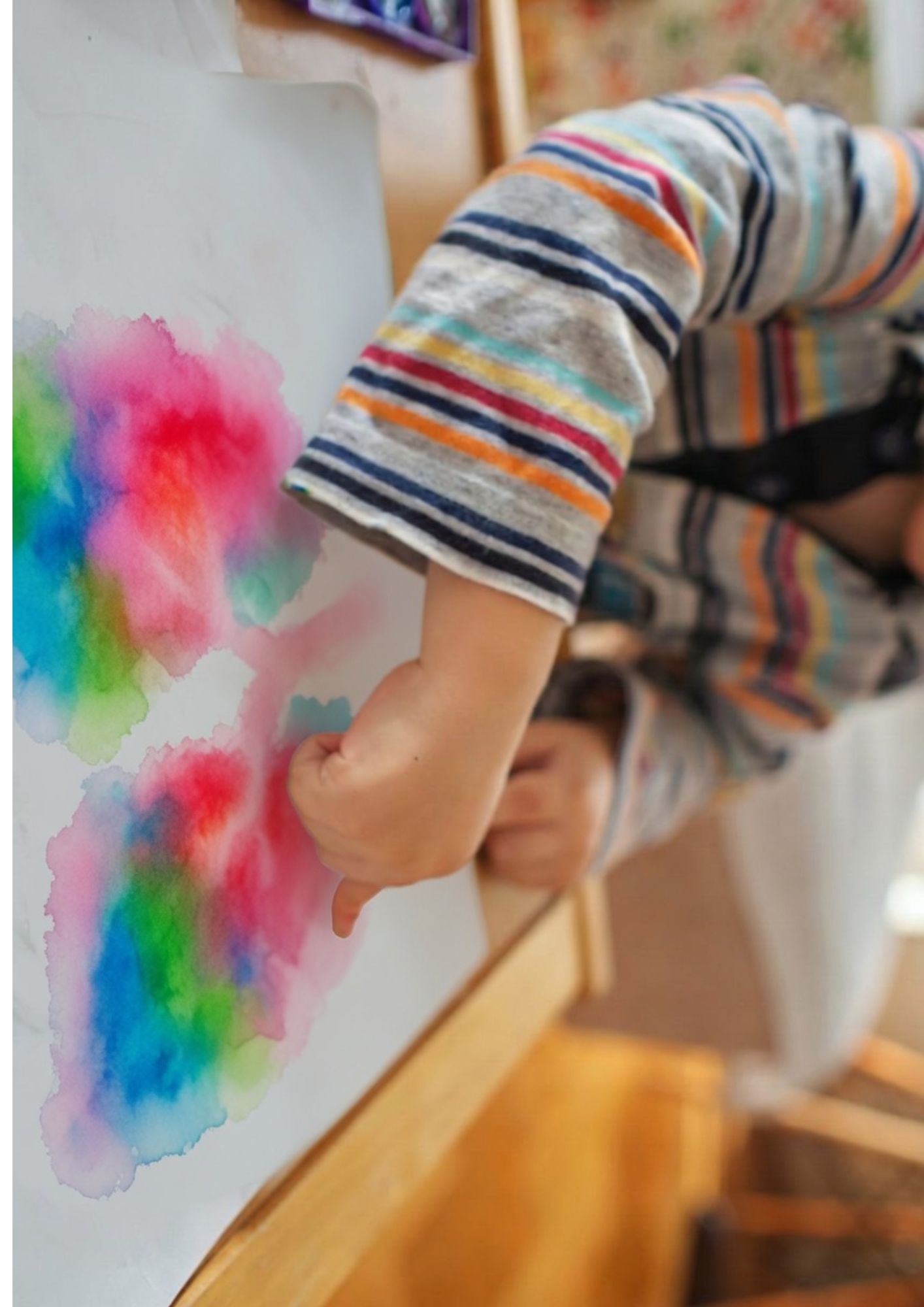 Niño dibujando un pulmón